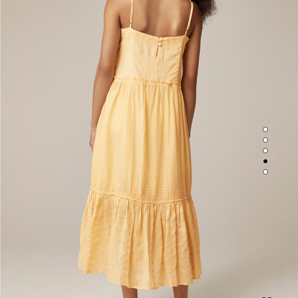 J Crew Yellow Sleeveless  Summer Dress - Picture 3 of 3